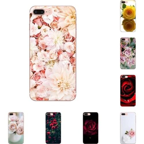 Soft TPU Covers Case Beautiful Rose Flower For Xiaomi Mi note 9 10 mi10 mi9 mi8 pro lite SE Mi A1 A2 A3 CC9 CC9E 9T
