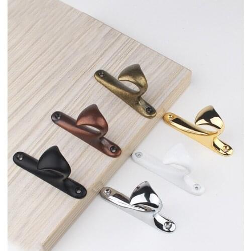 Zinc alloy bedroom Clothes Hanger Wall Decorative Hook Key Scarf Handbag Storage Hanger Bathroom Rack