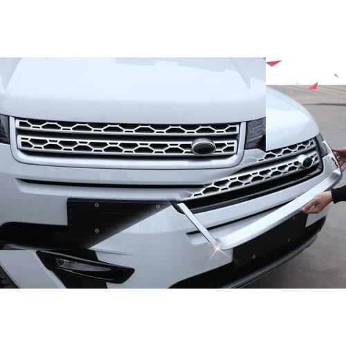 For Land Rover Discovery Sport 2015-2017 ABS Bright Main Body Front Grilles Replace Department Frame Cover Trim 1pc