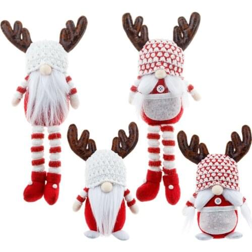 Christmas Retractable Doll 2021 Christmas Decorations For Home Merry Xmas Gifts New Year 2022