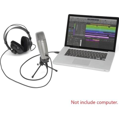 Samson C01U Pro USB Studio Condenser Microphone for professional radio recorder journalist voice narration voiceover work