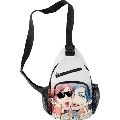 Yarichin B Club 3D Merch Shoulder Bag Crossbody Outdoor Sports One Shoulder Chest Daily Canvas Crossbody Bag