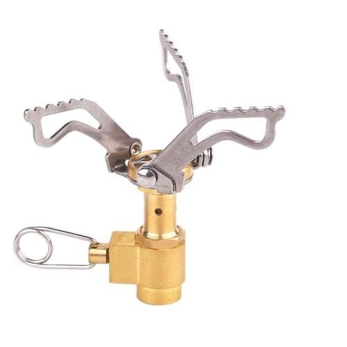 Ultralight stainless steel Mini burner Ordinary outdoor environment Outdoor portable Picnic camping One-piece Gas stove