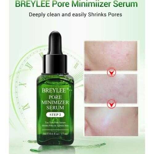 1pc Tea Tree Pore Serum Acne Therapy Face Serum Shrinks Pores Tighten Skin Removal Spots Moisturizing Face Skin Care Serum TSLM1