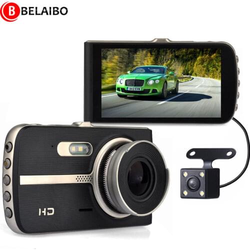 4.0 Inch Dash Cam HD1080P Car Dvr Camera 170 Degree Wide Angle Night Loop Recording Collision Sensing Vision Video Recorder