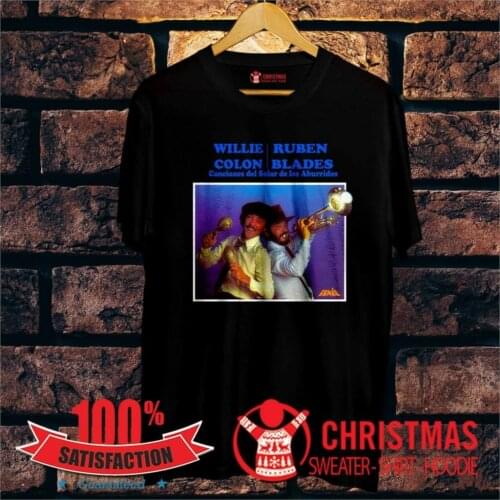 Willie Colon Ruben Blades Canciones Del Solar Man US Shirt Top Gift-S to 5XL
