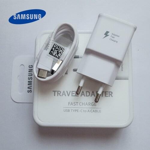 Samsung Fast Charger USB Power Adapter 9V 1.67A Quick Charge 1.2MType C Cable for Galaxy A30 A40 A50 A70 A60 S8 S9 Plus Note 8 9