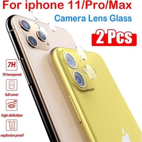 2Pcs Back Camera Len Film for Iphone 11 Pro Max Glass X XS XR 7 6 8 Plus Protector Protective Glass on I Phone 11Pro Camera Glas