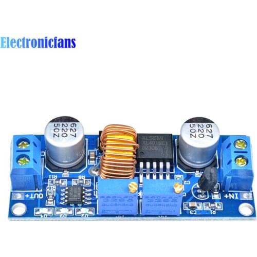 10Pcs CC/CV 5A Lithium Charger Board XL4015 Adjustable 6-38V To 1.25-36V DC Step Down Power Buck Converter Module In Wholesales