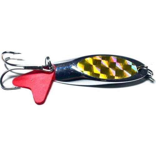 10PCS/lot Fishing spoons great charming lure metal spinner hook baits 10g