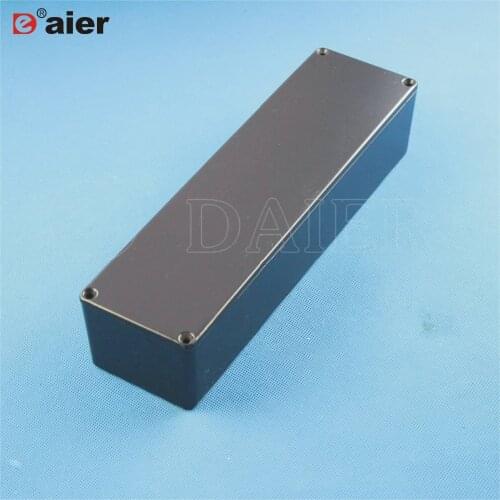 4PCS Black 1032L long pedal die cast aluminum enclosure for effectors