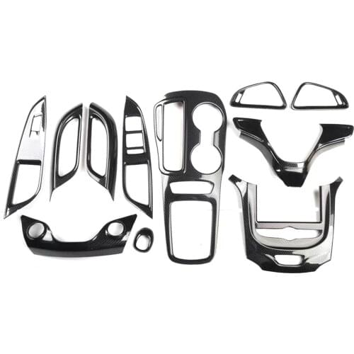 11pcs Car Interior Accessories For Chevrolet Cruze 2017-19 LHD Auto Gear Shift Trim Door Window Lift Cover Air Vent Stickers ABS