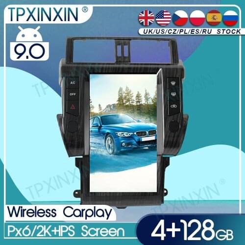 For Toyota Land Cruiser Prado 2014+ Android Car Stereo Car Radio with Screen Tesla Radio Player Car GPS Navigation Head Unit