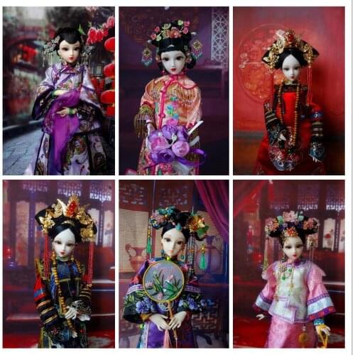 45 cm Plastic Girl Doll with Ancient Chinese costumes (CODF 0831)