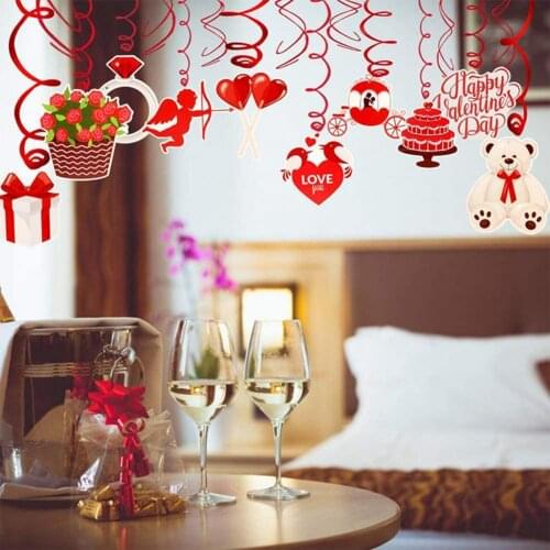 Exquisite Spiral Ornament Cupcake Dessert Topper Valentines Day Party Decoration