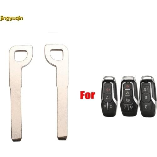 Jingyuqin 10pcs Remote Car Key Blank For Ford Edge Explorer Fusion 2015 2016 2017 M3N-A2C31243300 Uncut Blade
