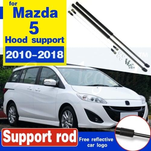 Bonnet Hood Gas Shock Lift Strut Bars Support Rod Hydraulic Rod Car-styling Accessories For Mazda5 Mazda 5 Premacy 2010-2018