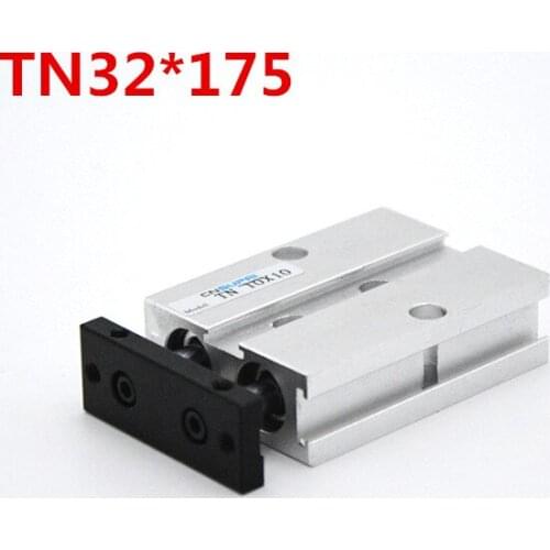 TN32*175 Free shipping 32mm Bore 175mm Stroke Compact Air Cylinders TN32X175-S Dual Action Air Pneumatic Cylinder