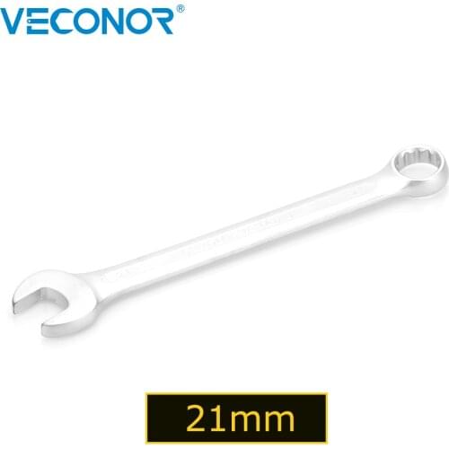 Veconor 21mm Open Box End Combination Wrench Chrome Vanadium Opened Ring Combo Spanner Household Car repair Hand Tools 21 mm