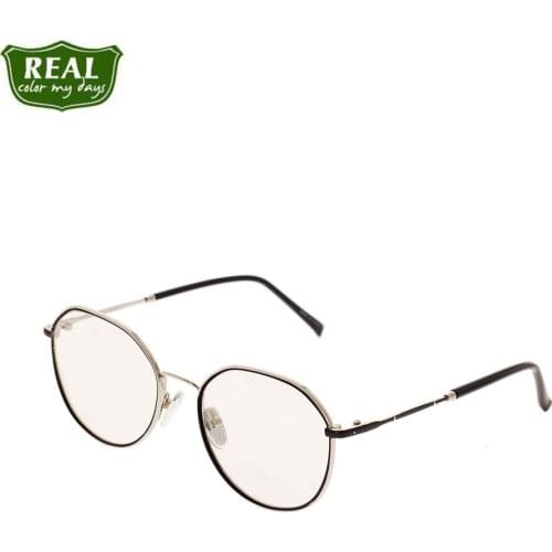 Fashion women men metal Frame polygonal eyeglasses frame myopia reading eyewear full frame unisex