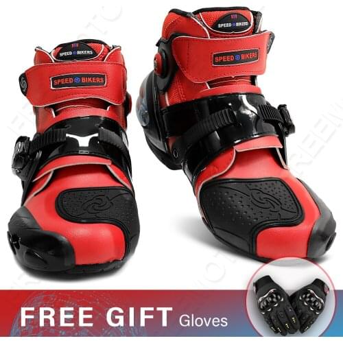 Mens Boots Motorcycle Botas Moto Hombre Enduro Motocross Boots Chuteira Campo Profissional Motorbike Professional Field Boot