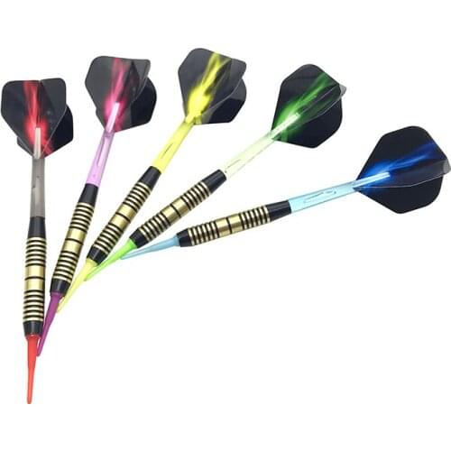 New Soft Tip Darts 5Pcs/set High-quality Electronics Darts Sports Goods Throwing Games Copper Barrel Nylon Shafts Flights Dart