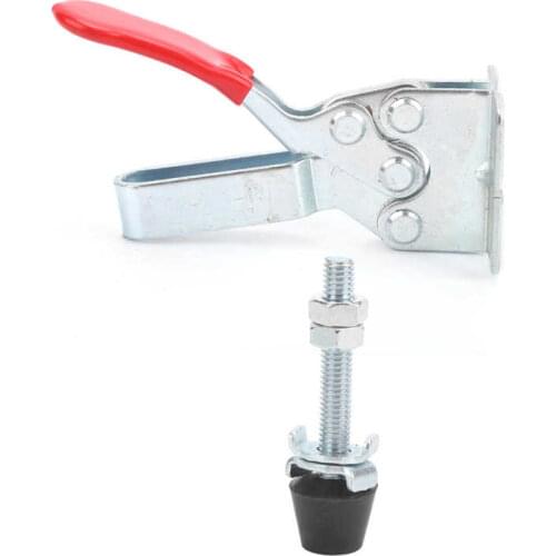 Krimptang 2Pcs Toggle Clamp Quick Release Hold Down Vertical Fixture Metal Anti to Slip Hand Tool GH to 201B multitool knife