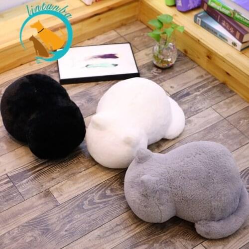 Plush Cat Toys Staffed Cute Stayreal Shadow Cat Dolls Kids Gift Doll Lovely Animal Toys 3 Colors Home Decoration Soft Pillows