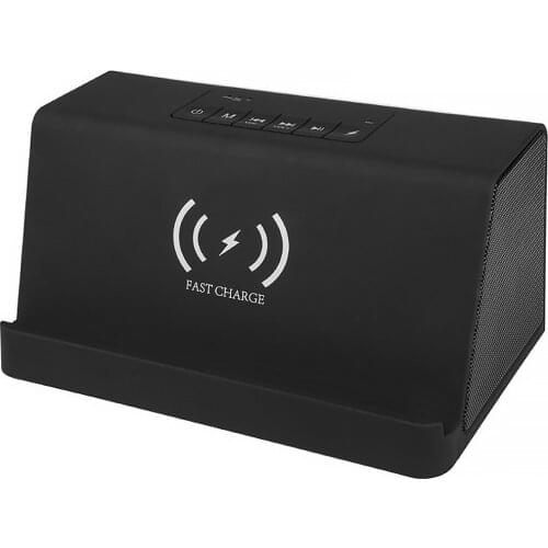 Portable Creative Smart Mini Card Bluetooth Speaker Wireless Charging Subwoofer Loudspeaker Mobile Phone Stand Long Standby