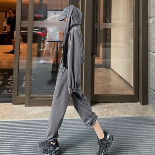 Casual Three Piece Outfits Pullovers Hoodies and Elastic Waist Jogger Pants Spring Autumn Tracksuit Woman Suit Female Sets 2021