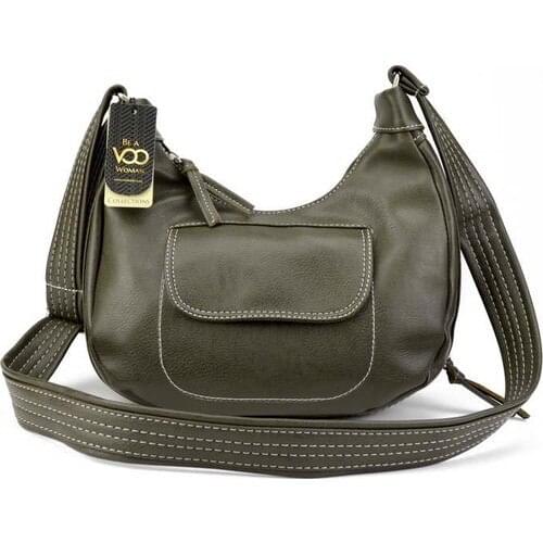 Voo Green Shoulder Bags