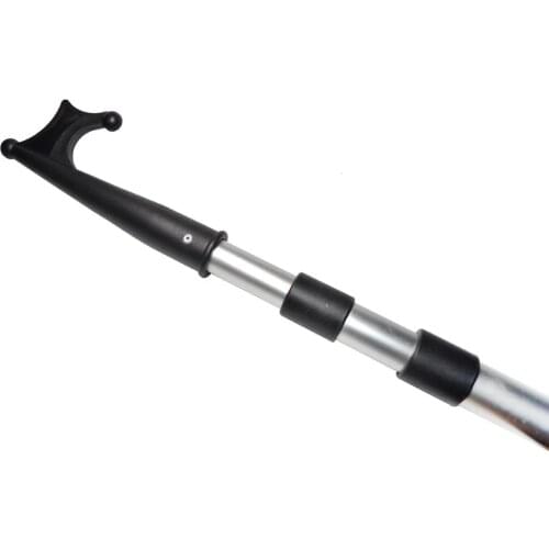 Telescopic Boat Hook for Docking, Heavy-Duty Design, Rust-Resistant Aluminum, 3-Stage Pole (Length: 3.5-7.6 Feet)