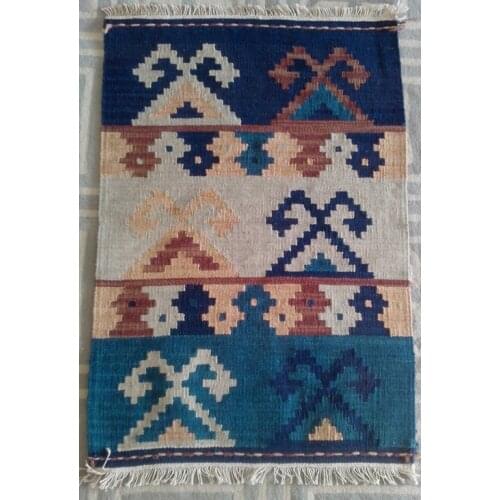 Kilim Fabric Reversible Exquisite Runner Room Carpet Geometric Carpet Bedroom Wool Knitting Carpets