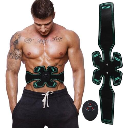 Fitness Muscle Trainer Portable Belly Waist Exerciser Sport Press Stimulator Abdominal Muscle Building Body Slimming Machine