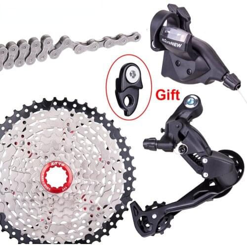 Bicycle MTB 1X9 9S Speed 40T Cassette Shifter Rear Derailleur Groupset for parts m370 m430 m590 DEORE single crankset system