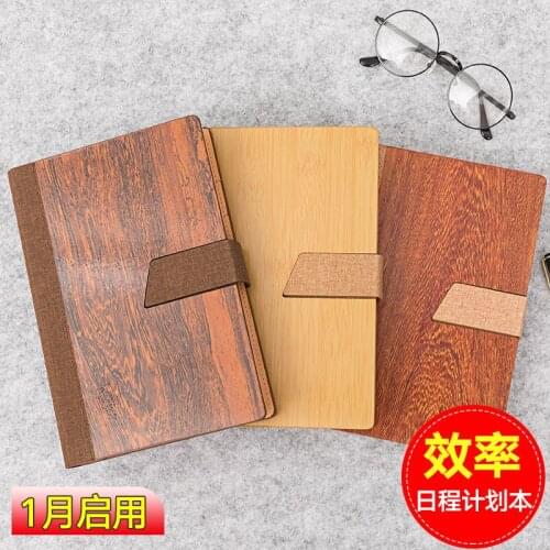 Hard Corver Creative Notebook A5 Vintage Schedule 365 Day Notepad Business Notebook 1PCS