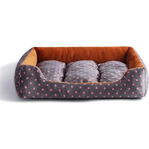 Winter Warm Large Dog Soft Bed Comfortable Kennel For Pet Cama Para Cachorro High Quality House For Cat Wash Pet Products