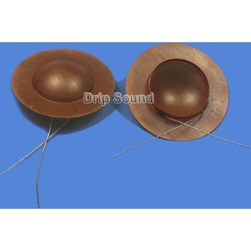 2pcs 25.5mm Tweeter Voice Coil Horn Speaker Treble Resin Film Diaphragm Drive Head Repair Parts #1