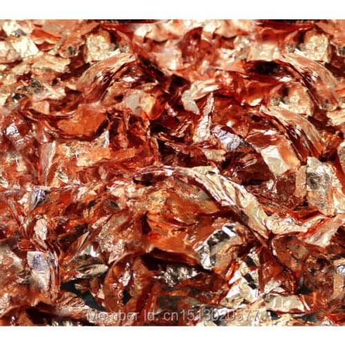 20G Copper Flake leaf for Gilding in good quality small piece, free shipping