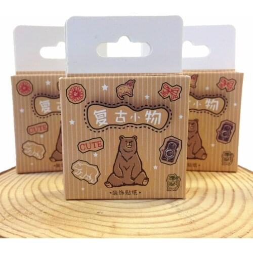 20boxes/lot NEW Retro little things original adhesive seal stickers for baking scrapbooking Packaging Deco diary sticker labels