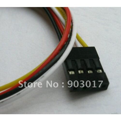 200 pcs Jumper wire Female to Female Pitch 2.54mm 4 Pin 26AWG 4 color 30cm(11.9inch)