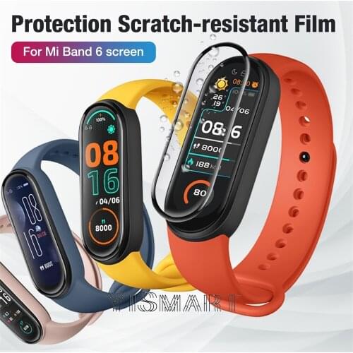 3D Curved Screen Protector For Xiaomi Mi band 6 NFC Full Cover Protective Film Miband 5 Protection