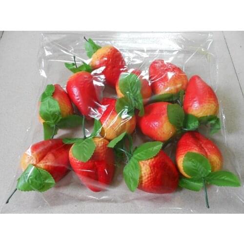8cm straw berry Simulation fruit Mini Fruit model simulation fruit vegetable set fake fruit decorative accessories