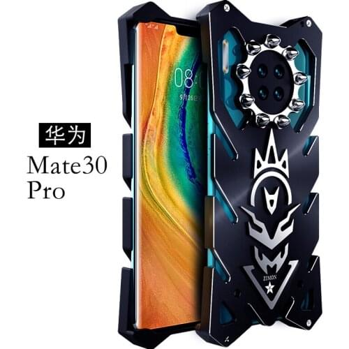Aluminum Armor Iron Man Thor Case For Huawei Mate 30 Pro Case Cover Phone Protective Shell Skin Bag