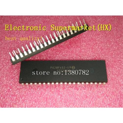 Free Shipping 10pcs/lots PIC18F452-I/P PIC18F452-IP DIP-40 New original IC In stock