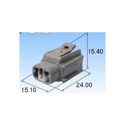 Free shipping 90980-11003 2JZ Progressive PS 2P ABS sensor wire harness Connector with terminals and seals