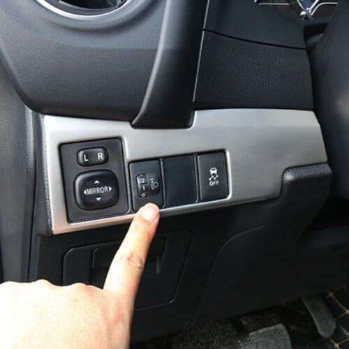 For 2017 2018 Toyota Corolla 1.2T Levin 185t Car headlight adjustment switch decoration frame trim Accessories car styling