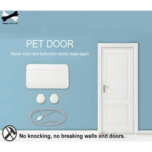 Pet Door Ideal Design Training Pets Open Doors By Themselves Without Drilling Easy Installation For Large Medium Small Dogs Cats
