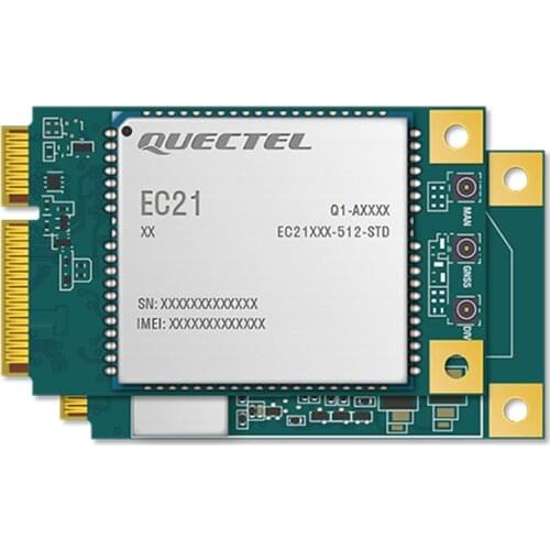 EC21-EC MINI PCIE B1/B3/B7/B8/B20/B28A cat1 LTE UMTS/HSPA+ and GSM/GPRS/EDGE 100% New&Original EC21ECGA