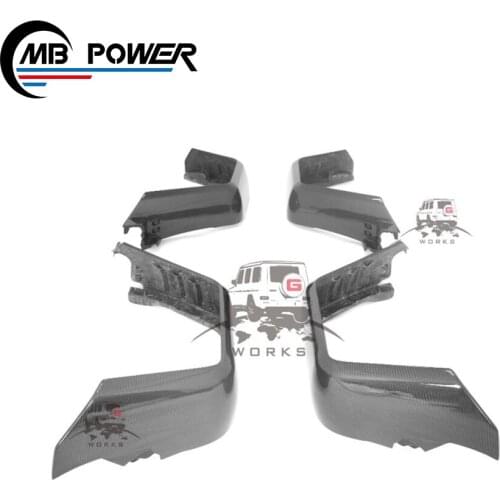 G class W463 wide over fenders for W463 G63 G500 G400 G350 4x4 style dry carbon fiber material wide over fenders